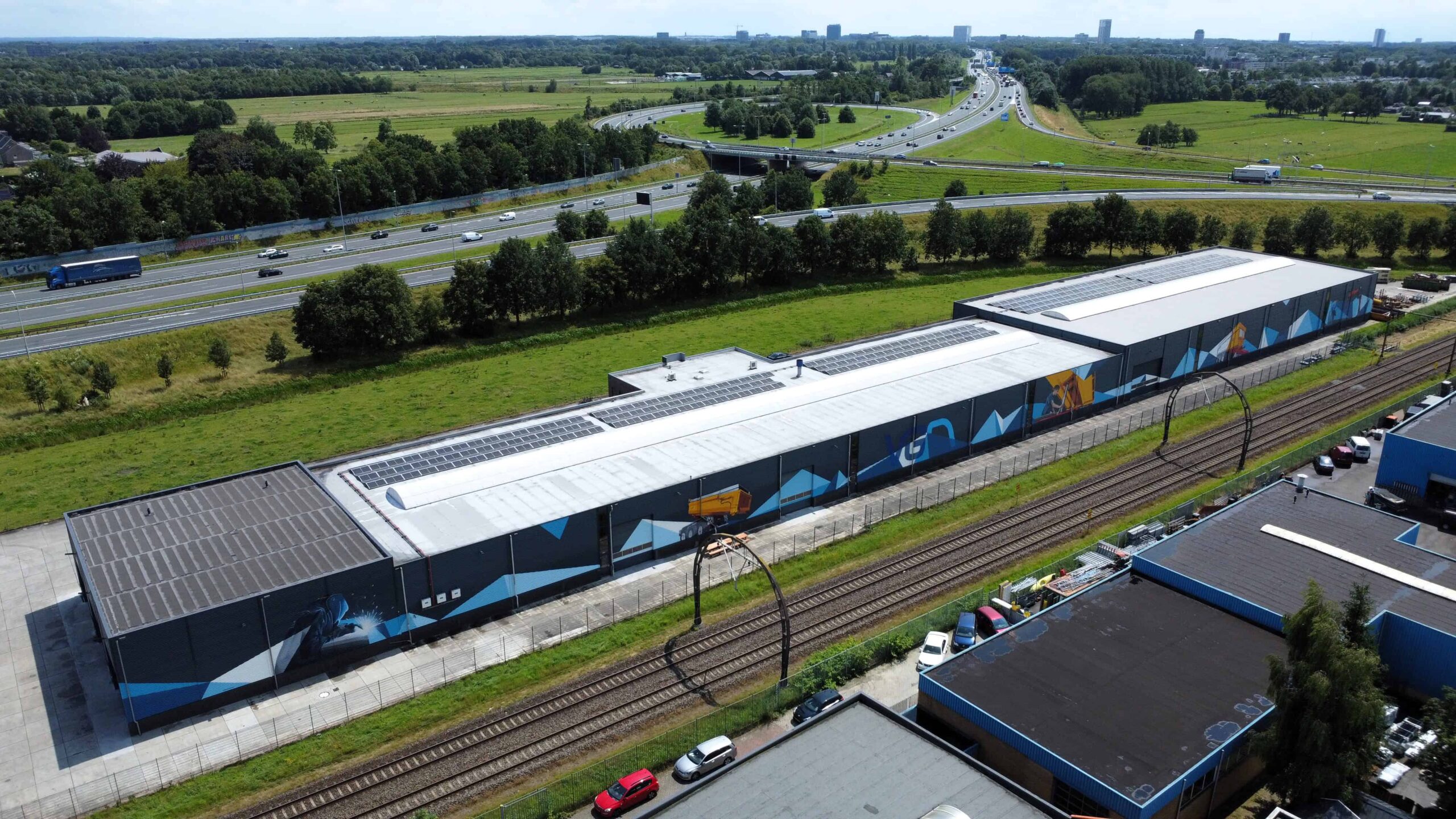 Dronebeelden Van Genkel Machines