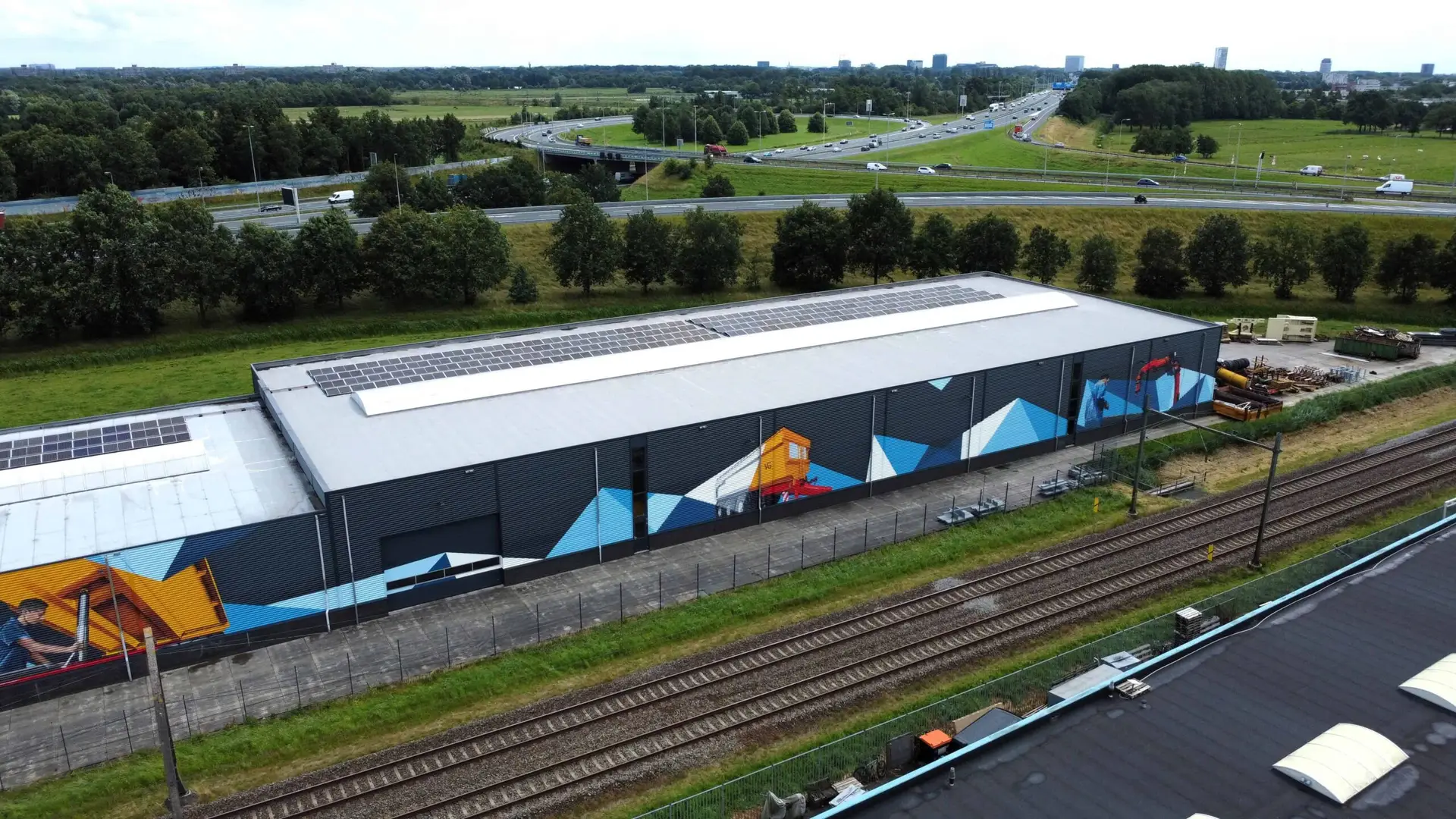 Dronefoto Van Genkel Machines Utrecht