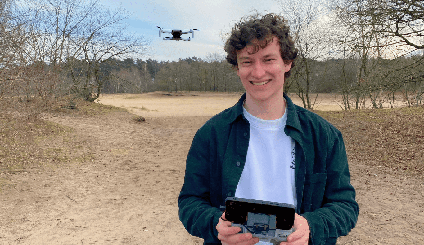 Jens Van Hogerbeeld met drone