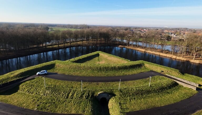 Naarden vesting drone foto