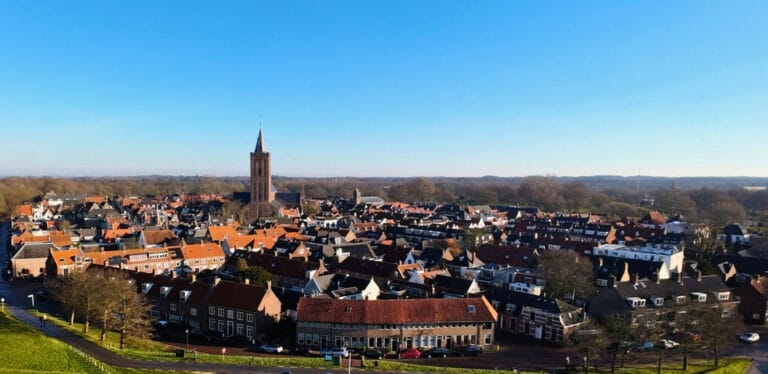 Dronebeelden Naarden vesting
