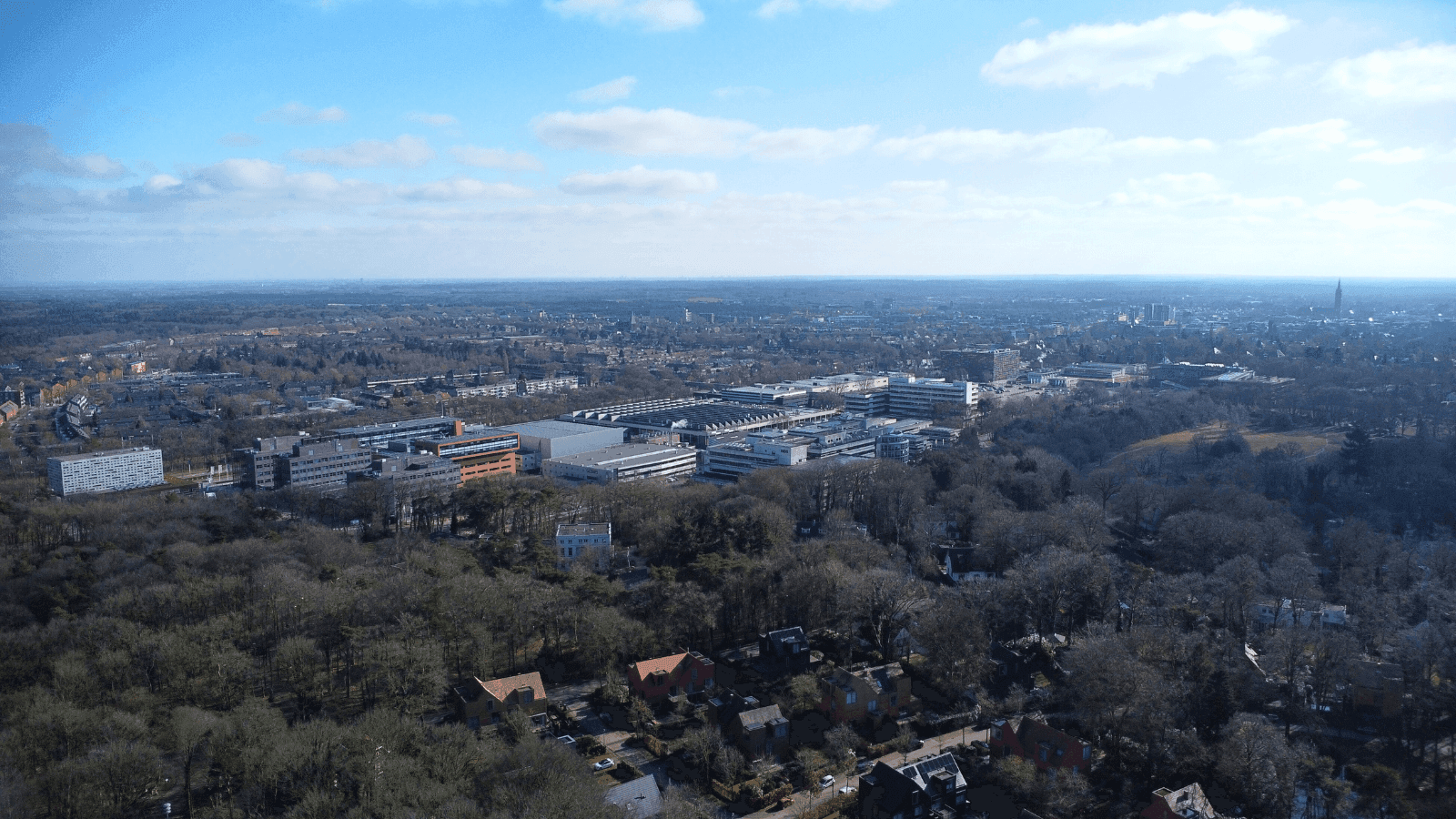 Drone foto Hilversum stad